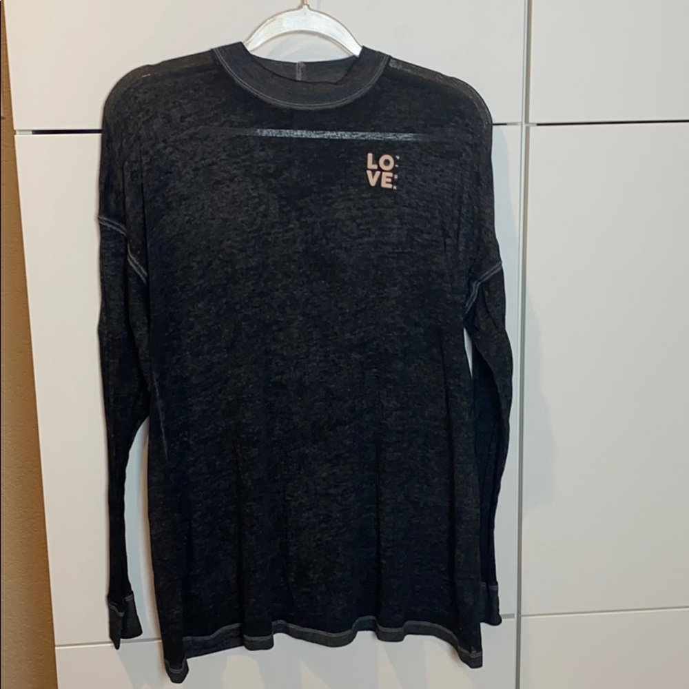 Pink Victoria’s Secret burnout shirt small